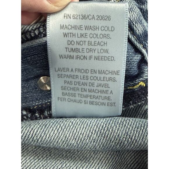 Y2K Guess Jeans Men Straight Leg Sz 36x32 Modele Distressed Button Fly Grunge - Picture 16 of 16